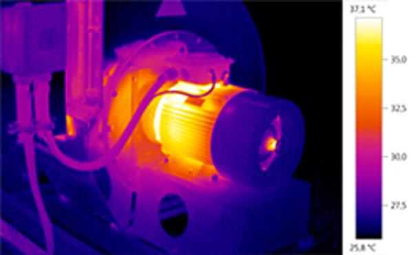Thermographie infrarouge application machines tournante