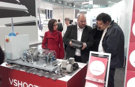 Presentation de la premiere camera d'analyse vibratoire vshooter foire de hanovre 2016