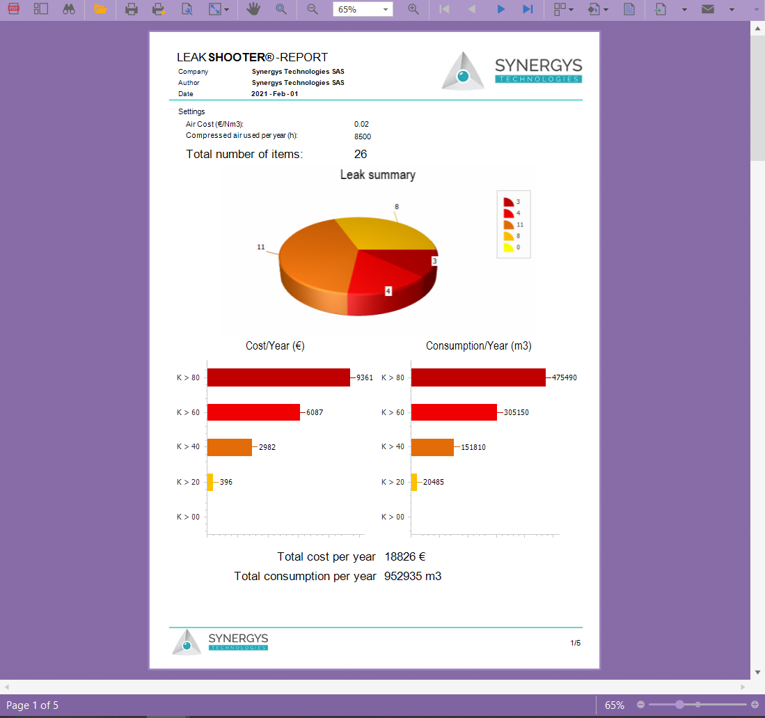 Logiciel de rapport 